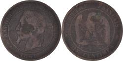World Coins - Coin, France, Napoleon III, Napoléon III, 10 Centimes, 1861, Bordeaux