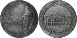 World Coins - France, Medal, Compagnie du Chemin de Fer du Nord, Silver, Lebarque,