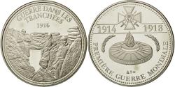 World Coins - France, Medal, Première Guerre Mondiale, Guerre dans les Tranchées,