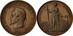 World Coins - France, Medal, Napoléon III, Visite de la Chambre de Commerce de Lille, 1867