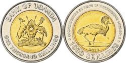 World Coins - Uganda, 1000 Shillings, 2012, Bi-Metallic,
