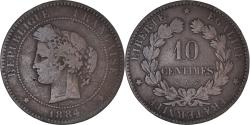 World Coins - Coin, France, Cérès, 10 Centimes, 1884, Paris, , Bronze, KM:815.1
