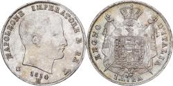 World Coins - Kingdom of Italy, Napoleon I, 1 Lira, 1814, Milan, Silver,