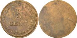World Coins - Coin, France, Louis XVIII, 5 Centimes, Vast, , Bronze, Brandon:255
