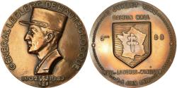 World Coins - France, Medal, Général Leclerc, Dalton Hall, Hull-Londres-Windsor, 1972