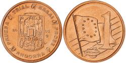 World Coins - Andorra, Euro Cent, 2003, Copper, unofficial private coin,