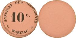 World Coins - Coin, France, Syndicat des Négociants, Marciac, 10 Centimes,