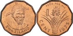 World Coins - Coin, Swaziland, Sobhuza II, Cent, 1975, British Royal Mint, , Bronze