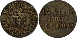 World Coins - France, Medal, Ligue contre le Cancer, Brass,