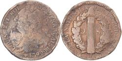 World Coins - Coin, France, Louis XVI, 2 sols français, 2 Sols, 1792, Strasbourg,