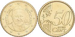 World Coins - Vatican, 50 Euro Cent, Pape François, 2015, Rome, Brass,