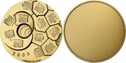 World Coins - France, Medal, Calendrier, Nouvelle Année, 2000, Bronze, Monnaie de Paris