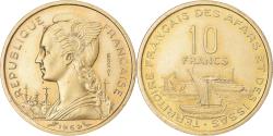 World Coins - Coin, FRENCH AFARS & ISSAS, 10 Francs, 1969, Paris, ESSAI, , Brass, KM:E5