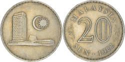 World Coins - Coin, Malaysia, 20 Sen, 1982, Franklin Mint, , Copper-nickel, KM:4