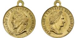 World Coins - France, Token, Napoléon III, Napoléon Ier, Brass,