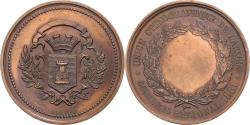 World Coins - France, Medal, Union Sténographique de l'Auxois, Concours Régional, 1881