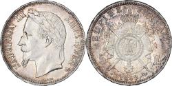 World Coins - FRANCE, Napoléon III, 5 Francs, 1869, Strasbourg, KM #799.2, , Silver,