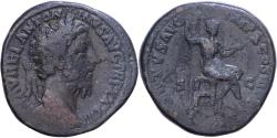 Ancient Coins - Roman Empire, Marcus Aurelius, Sestertius, 161-180, Rome, Bronze,