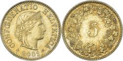 World Coins - Coin, Switzerland, 5 Rappen, 2001