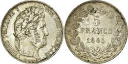 World Coins - Coin, France, Louis-Philippe, 5 Francs, 1845, Lille, , Silver