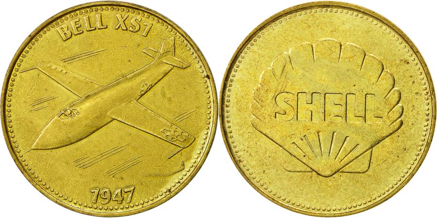 ◆Bell◆ France, Token, Aviation, Bell XS7, 1947, Undated, , Bronze