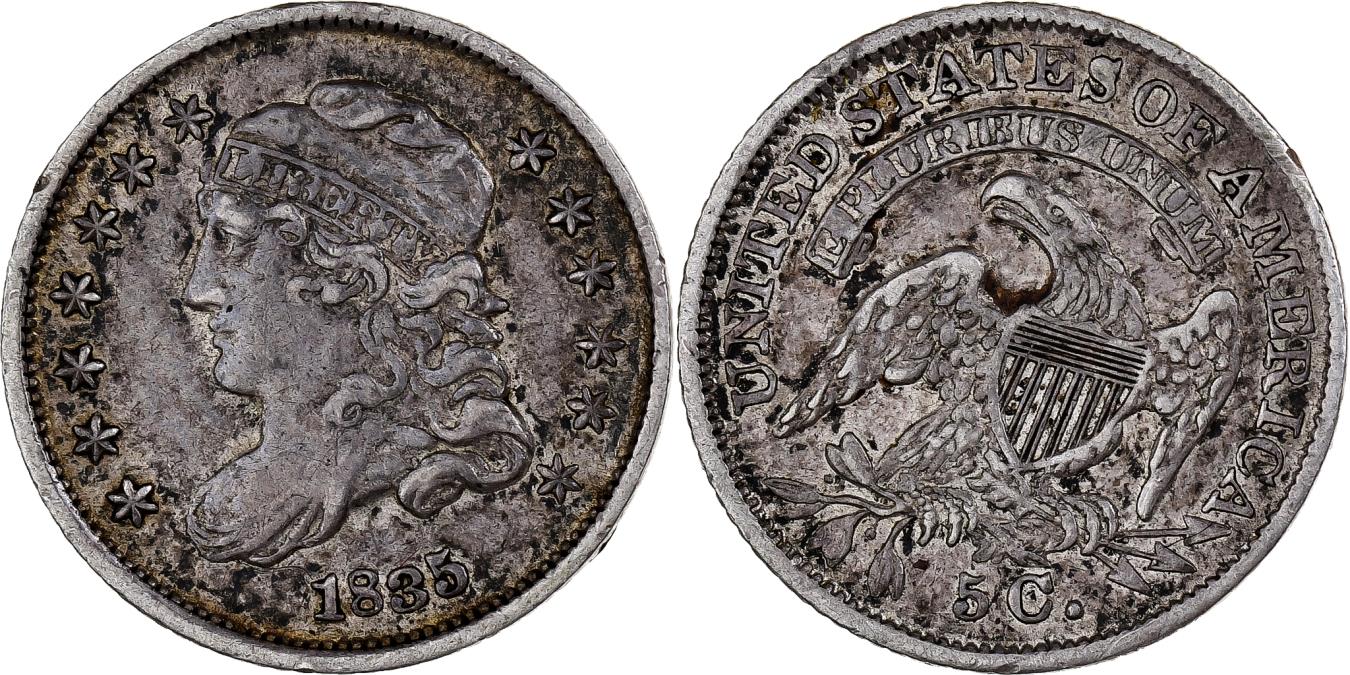 1835 half fashion dime