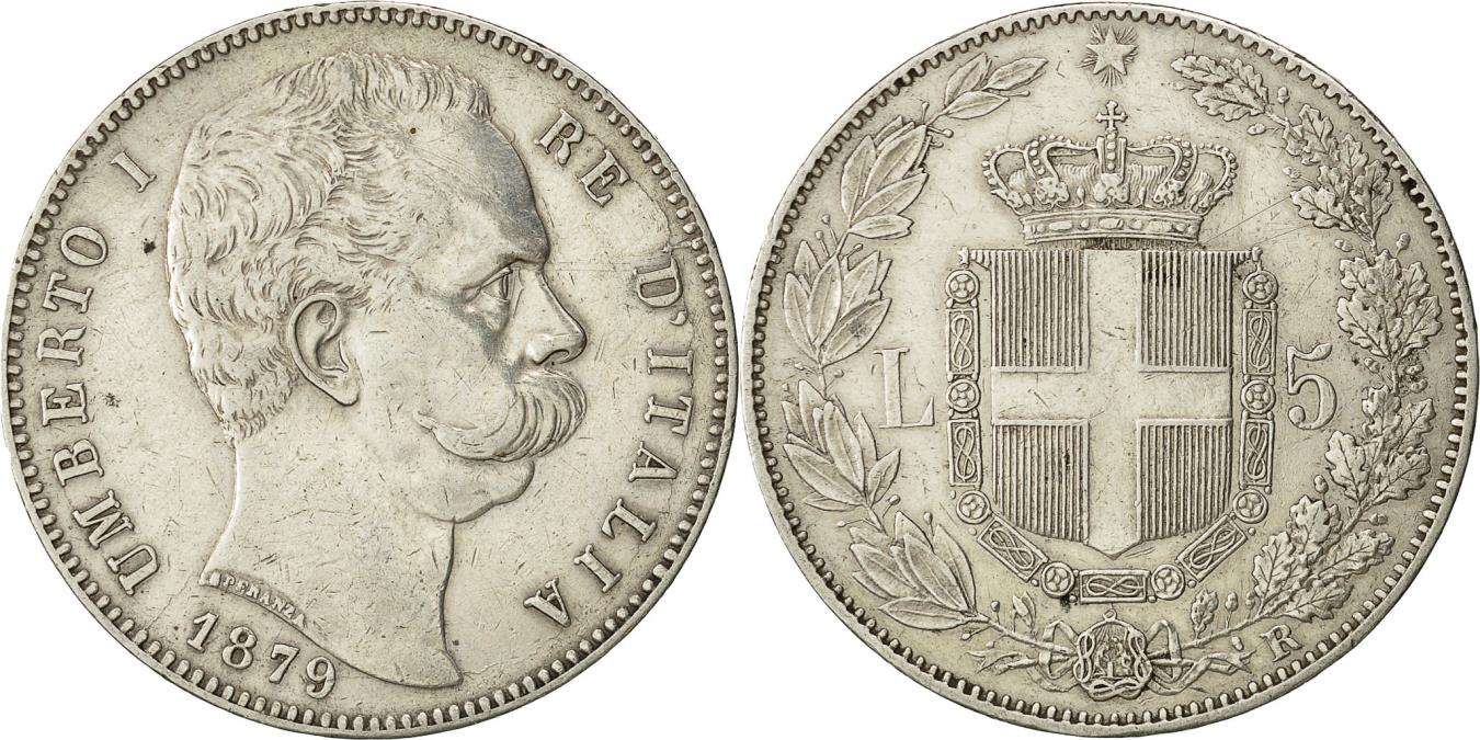 Монета Феррари. Италия 2 Лиры 1882 Умберто i серебро XF. Монета Папская обл Италия Скудо 1831г. Torino Mint.