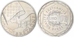 World Coins - France, 10 Euro, Bretagne, 2010, Paris, , Silver, KM:1648