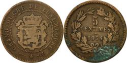 World Coins - Coin, Luxembourg, William III, 5 Centimes, 1854, Utrecht, , Bronze