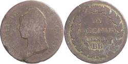 World Coins - Coin, France, Dupré, Decime, AN 8, Strasbourg, , Copper, Gadoury:187a