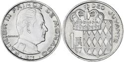 World Coins - Coin, Monaco, Rainier III, Franc, 1975, , Nickel, KM:140, Gadoury:MC 150