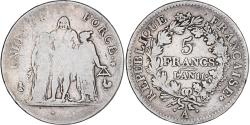World Coins - France, Union et Force, 5 Francs, AN 11, Paris, , Silver, KM:639.1