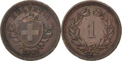 World Coins - Coin, Switzerland, Rappen, 1892, Bern, , Bronze, KM:3.1