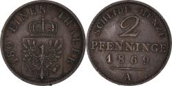 World Coins - Coin, German States, 2 Pfennig, 1869