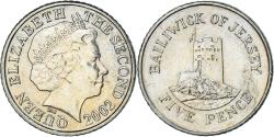 World Coins - Coin, Jersey, 5 Pence, 2002