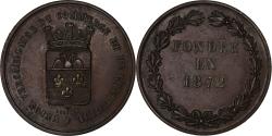 World Coins - France, Token, Union du Commerce et de l'Industrie, Versailles, 1872, Copper
