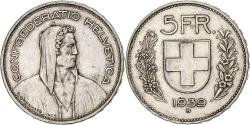 World Coins - Coin, Switzerland, 5 Francs, 1939, Bern, , Silver, KM:40