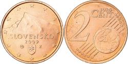 World Coins - Slovakia, 2 Euro Cent, 2009, BU, , Copper Clad Steel