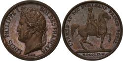 World Coins - France, Medal, Louis Philippe I, L'Armée au Duc d'Orléans Prince Royal, 1842