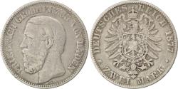 World Coins - Coin, German States, BADEN, Friedrich I, 2 Mark, 1877, Stuttgart,