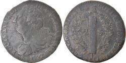 World Coins - Coin, France, Louis XVI, 2 Sols, 1792, Lille, , Bronze, KM:603.16