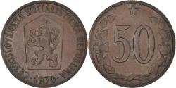 World Coins - Coin, Czechoslovakia, 50 Haleru, 1970, , Bronze, KM:55.1