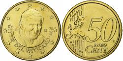 World Coins - Vatican, 50 Euro Cent, Jean-Paul II, 2012, Rome, Brass,