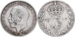 World Coins - Coin, Great Britain, George V, 3 Pence, 1912, , Silver, KM:813
