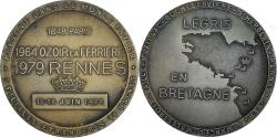 World Coins - France, Medal, Usines Legris, Bretagne, Business & industry, 1979,