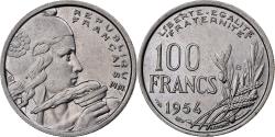World Coins - France, 100 Francs, Cochet, 1954, Beaumont - Le Roger, Copper-nickel,