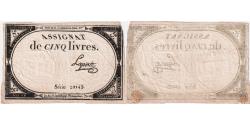 World Coins - France, 5 Livres, 10 brumaire de l'an 2 - (31 octobre 1793), 22143, EF(40-45)