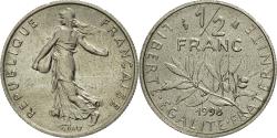 World Coins - Coin, France, Semeuse, 1/2 Franc, 1998, Paris, , Nickel, KM:931.1