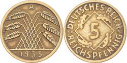 World Coins - Coin, Germany, 5 Reichspfennig, 1935