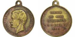 World Coins - France, Medal, Napoléon III, Voyage du Midi - Bordeaux, 1852, Brass, Caqué